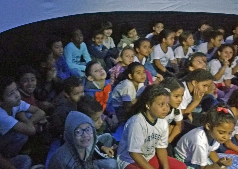 Sicoob Credicocapec leva planetário móvel às escolas municipais de Franca