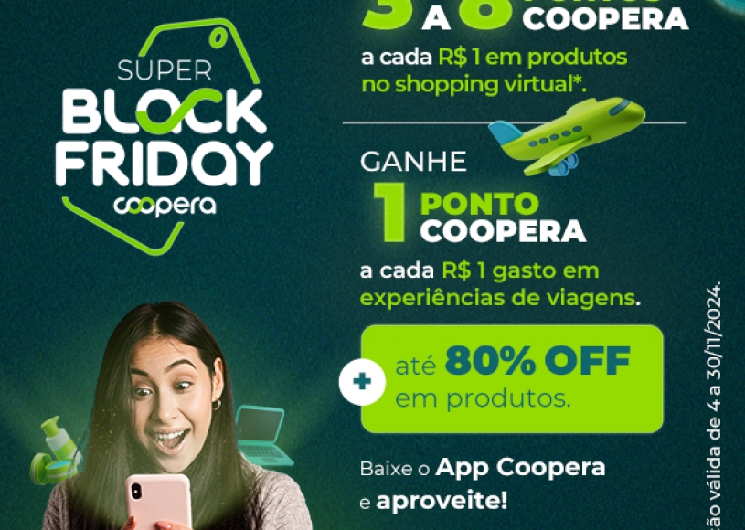 Programa de fidelidade e marketplace do Sicoob inicia época de promoções em novembro